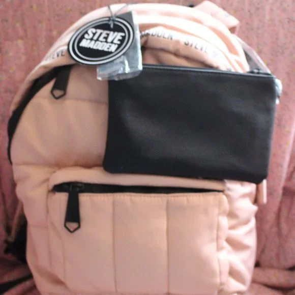 Steve Madden Blush Quilted Backpack NWT！Steve Madden Nylon Bsolly backpack / | Mercari main image 4